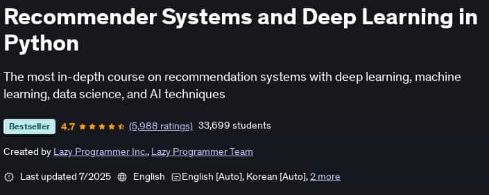 Pictures · Recommender Systems and Deep Learning in Python 2025-7