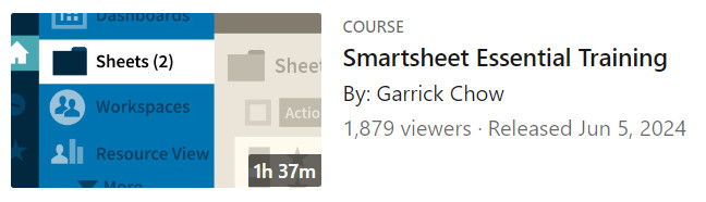 Pictures · Smartsheet Essential Training 2024-6