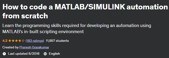 Pictures · Udemy — How to code a MATLAB/SIMULINK automation from scratch 2018-8