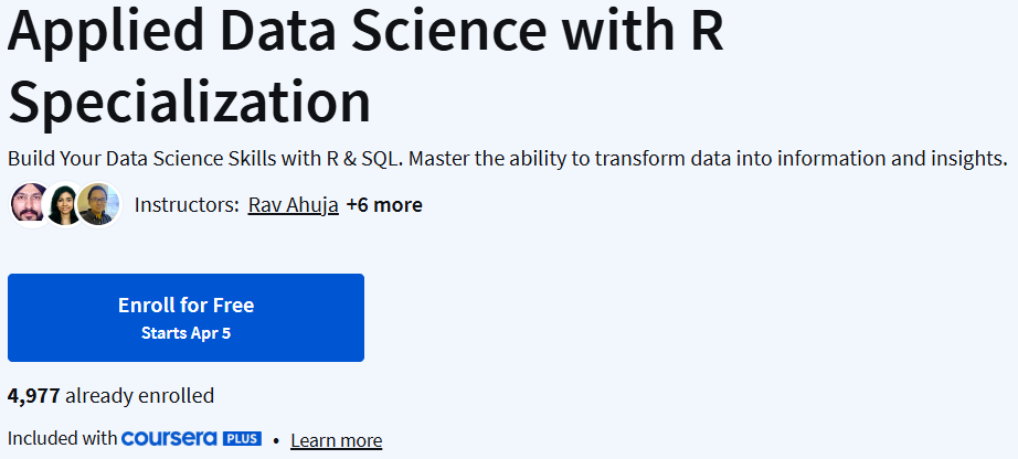 Pictures · Coursera — Applied Data Science with R Specialization 2024-2