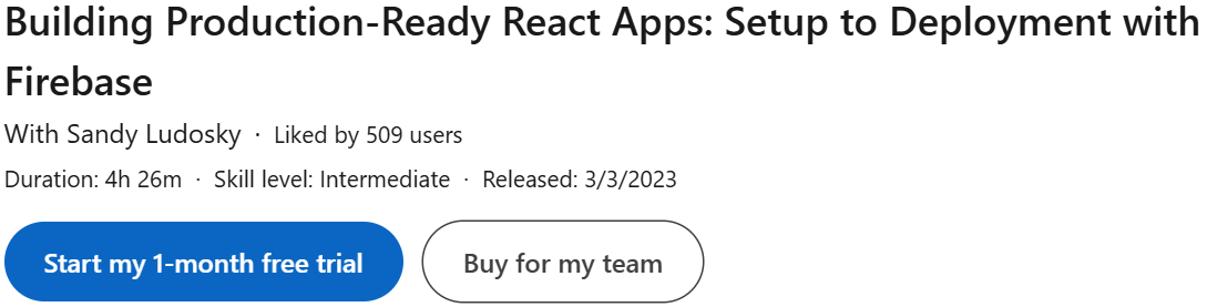 Pictures · LinkedIn — Building Production-Ready React Apps: Setup to Deployment with Firebase 2023-3