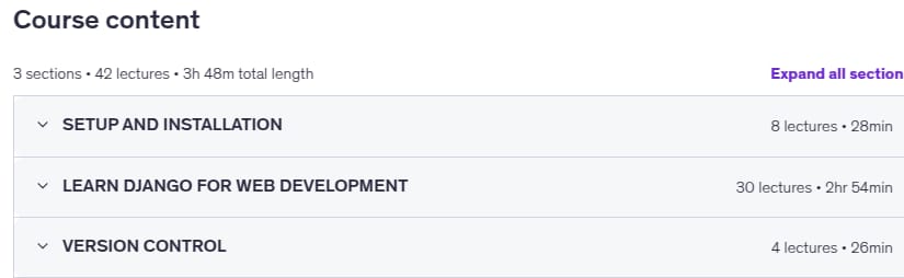 Sujets du cours · Créer une application Web du marché boursier avec Python et Django 2023-11