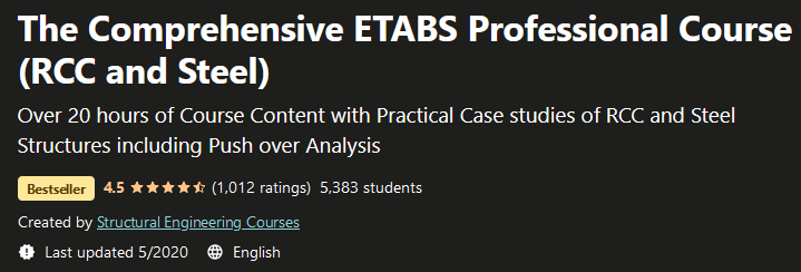الصور · دورة ETABS الشاملة المهنية (RCC والصلب) 2020-5
