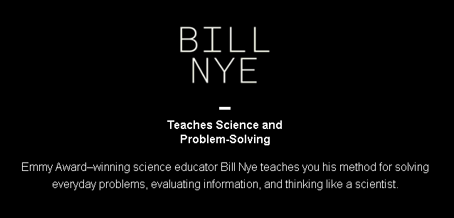 Pictures · MasterClass — Bill Nye Teaches Science and Problem-Solving 2021-12