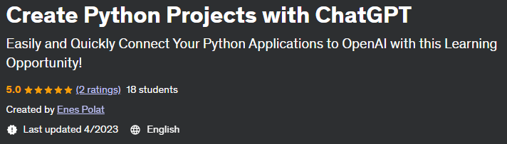 Pictures · Create Python Projects with ChatGPT 2023-4