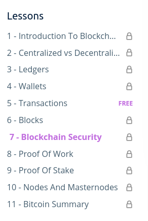 Course topics · Blockchain Fundamentals 2023-1