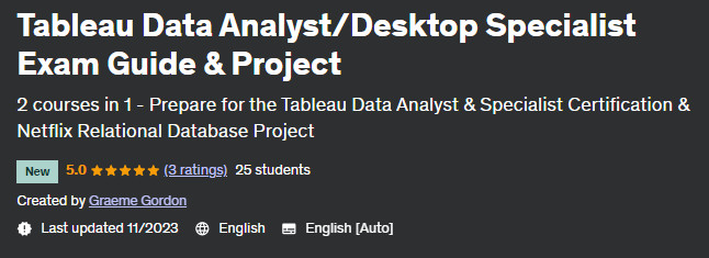 Pictures · Tableau Data Analyst/Desktop Specialist Exam Guide & Project 2023-11