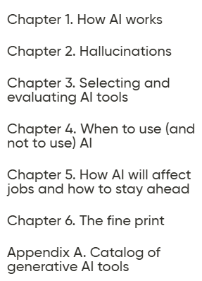 Course topics · Oreilly — The AI Pocket Book, Video Edition 2025-6