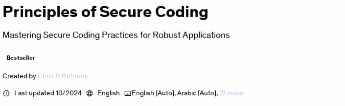 Pictures · Udemy — Principles of Secure Coding 2024-10