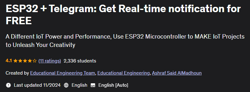 Pictures · Udemy — ESP32 + Telegram: Get Real-time notification for FREE 2024-11