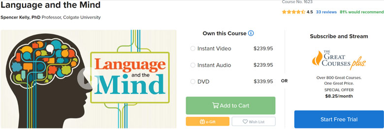 Pictures · The Great Courses — Language and the Mind 2020-3