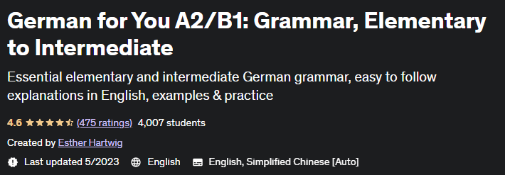 Pictures · Udemy — German for You A2/B1: Grammar, Elementary to Intermediate 2021-7