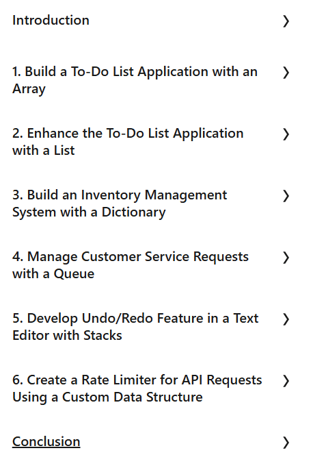 Course topics · C# Hands-on Practice with Data-Structures 2025-1
