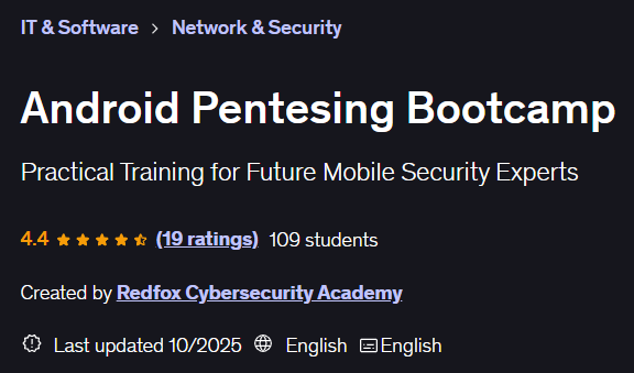 Pictures · Udemy — Android Pentesing Bootcamp 2025-10