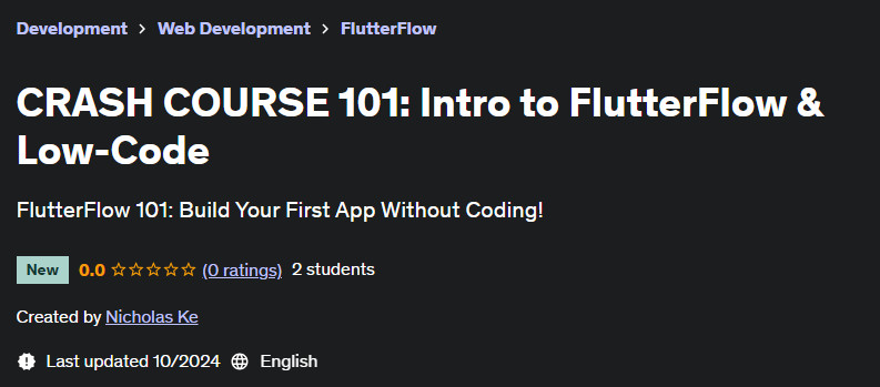 Pictures · Udemy — CRASH COURSE 101: Intro to FlutterFlow & Low-Code 2024-10