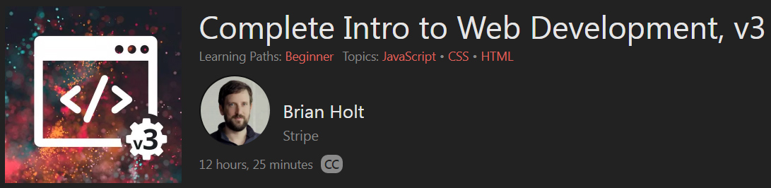 Pictures · Complete Intro to Web Development, v3 2022-9