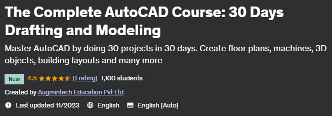 Pictures · Udemy — The Complete AutoCAD Course: 30 Days Drafting and Modeling 2023-11