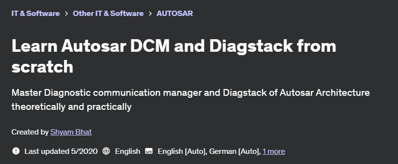 Pictures · Learn Autosar DCM and Diagstack from scratch 2020-5
