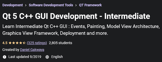 Pictures · Udemy — Qt 5 C++ GUI Development – Intermediate 2019-9