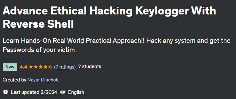 Pictures · Advance Ethical Hacking Keylogger With Reverse Shell 2024-4