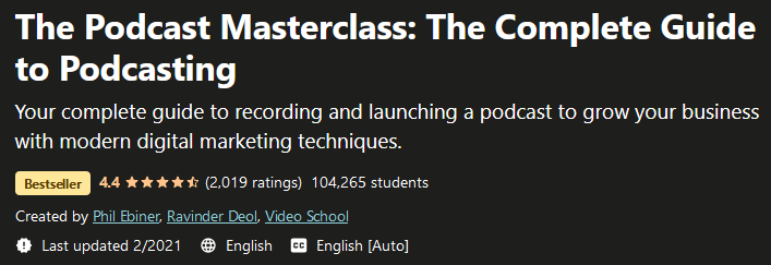 Pictures · Udemy — The Podcast Masterclass: The Complete Guide to Podcasting 2021-1