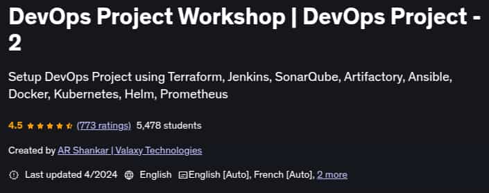 Pictures · Udemy — DevOps Project Workshop | DevOps Project – 2 2024-4