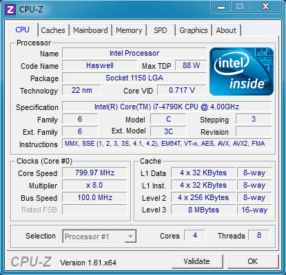 Images · Le CPU-Z 3.01 + portable + Android