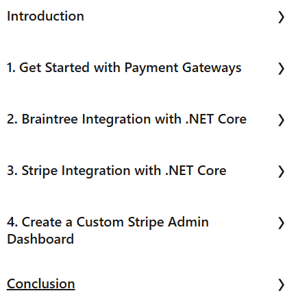 Course topics · ASP.NET Core: Payment Gateways 2025-2