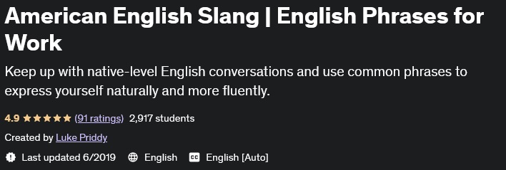 Imágenes · American English Slang <unk> Frases para el trabajo 2019-6