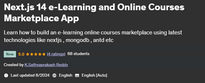 Pictures · Udemy — Next.js 14 e-Learning and Online Courses Marketplace App 2024-8