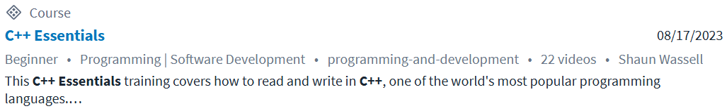 Pictures · CBTNuggets — C++ Essentials Online Training 2023-8