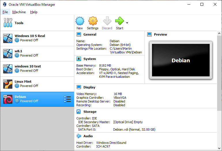 Images · Le VirtualBox 7.2.16.174877 Victoire /Linux/macOS + Pack d’extension