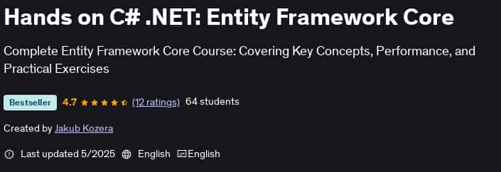 Pictures · Udemy — Hands on C# .NET: Entity Framework Core 2025-5