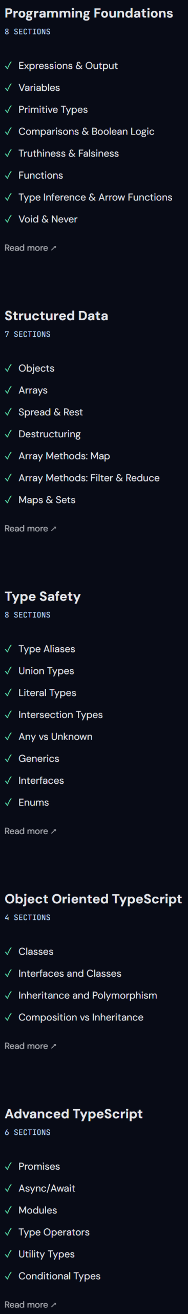 Course topics · EpicWeb – Practical TypeScript: Foundations to Fluency 2026-3