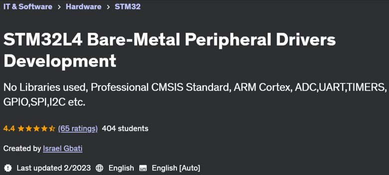 Pictures · Udemy — STM32L4 Bare-Metal Peripheral Drivers Development 2021-6
