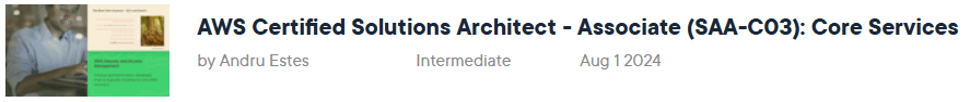 Pictures · AWS Certified Solutions Architect – Associate (SAA-C03): Core Services 2024-8