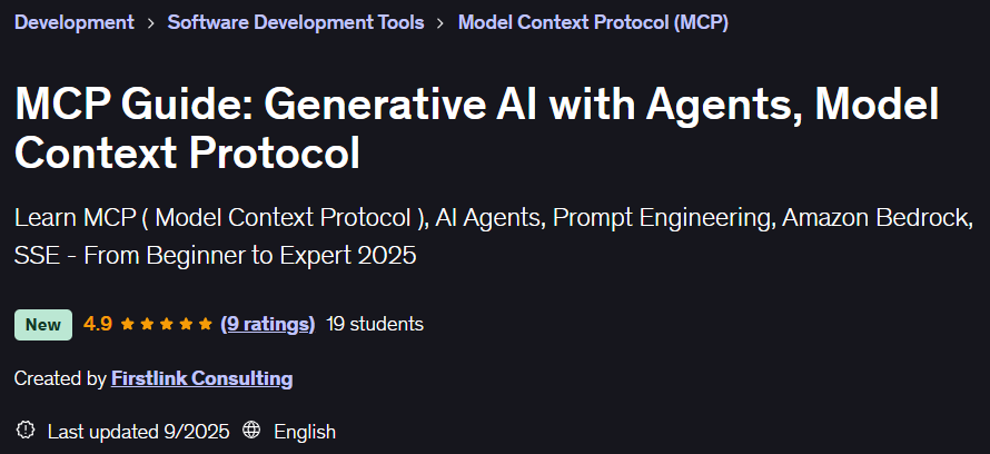 Pictures · Udemy — MCP Guide: Generative AI with Agents, Model Context Protocol 2025-9