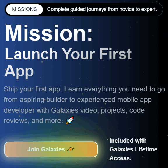 Pictures · Galaxies.dev — Mission: Launch Your First App 2025-2