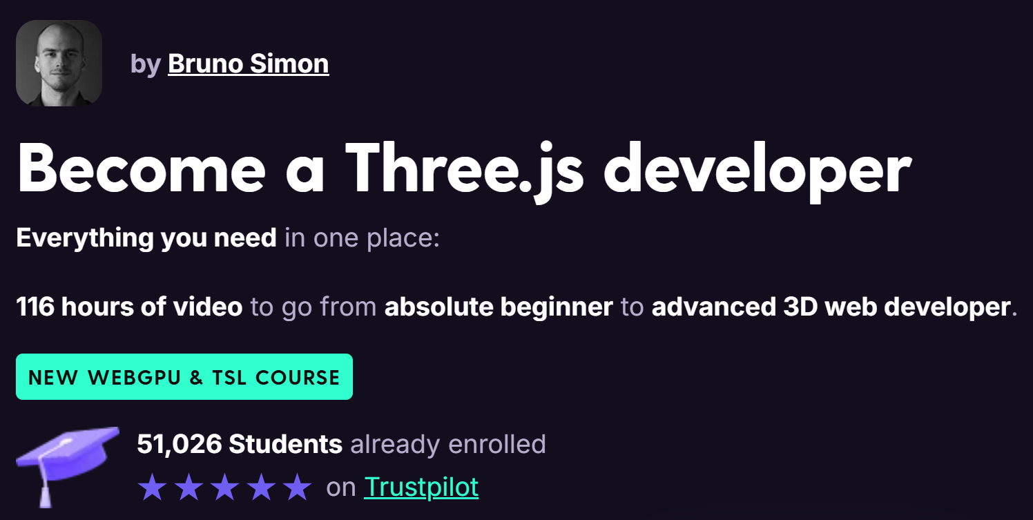 Pictures · Three.js Journey — Become a Three.js developer 2026-10