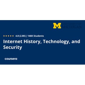 Coursera — Internet History, Technology, and Security 2025-8