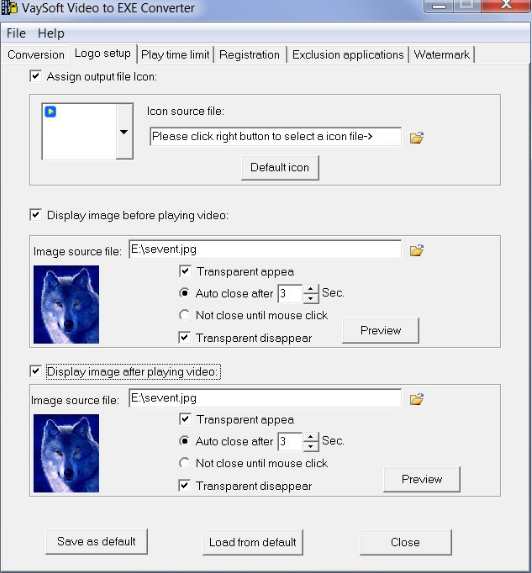 Pictures · VaySoft Video to EXE Converter 6.27