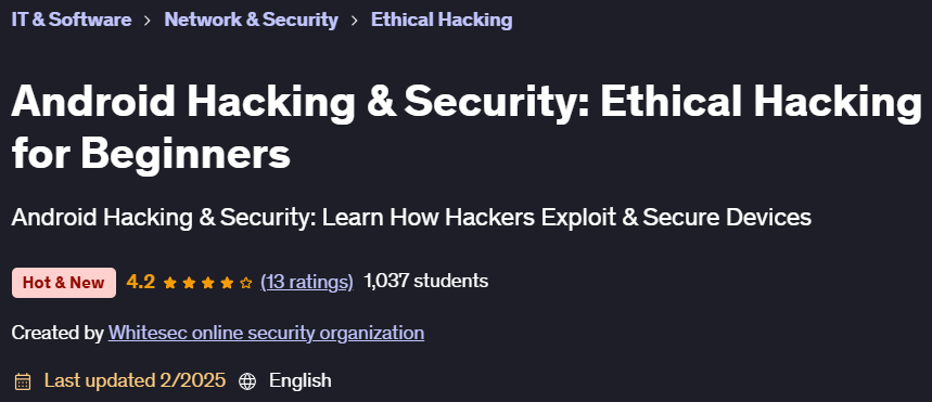 Pictures · Android Hacking & Security: Ethical Hacking for Beginners 2025-2