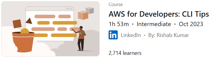 Pictures · LinkedIn — AWS for Developers: CLI Tips 2023-10