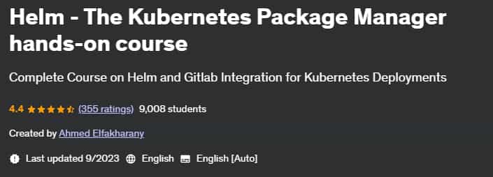 Pictures · Udemy — Helm – The Kubernetes Package Manager hands-on course 2022-11