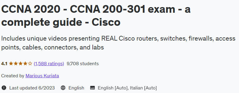 Pictures · Udemy — CCNA 2020 – CCNA 200-301 exam – a complete guide – Cisco 2023-6