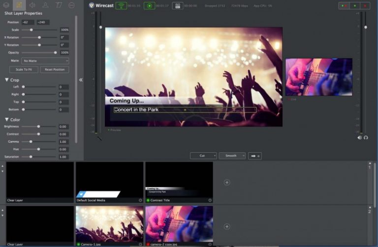 Изображения · Wirecast Pro 16.5.3 Windows/macOS