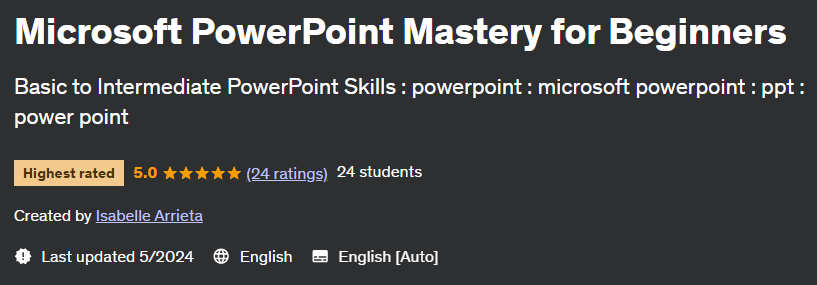 Pictures · Udemy — Microsoft PowerPoint Mastery for Beginners 2024-5