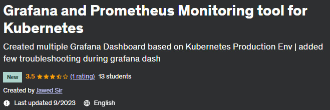 Pictures · Udemy — Grafana and Prometheus Monitoring tool for Kubernetes 2023-9
