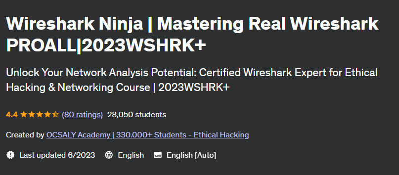 Pictures · Udemy — Wireshark Ninja | Mastering Real Wireshark PROALL|2023WSHRK+ 2023-6