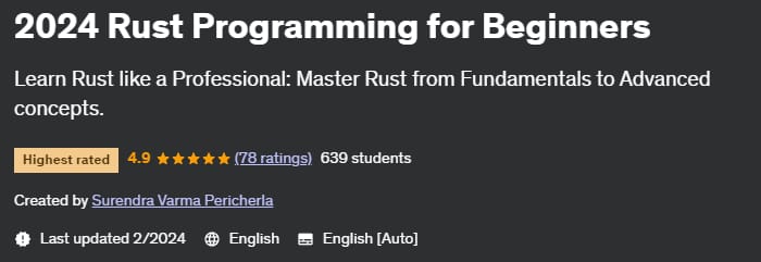Pictures · Udemy — 2024 Rust Programming for Beginners 2024-1